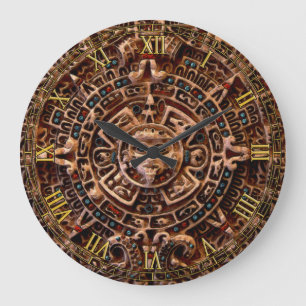 Calendrier Sun Maya Aztec Mexique Horloge historiq