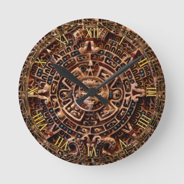 Calendrier Sun Maya Aztec Mexique Horloge historiq (Recto)