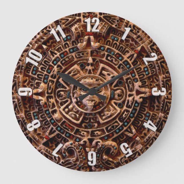 Calendrier Sun Maya Aztec Mexique Horloge historiq (Recto)