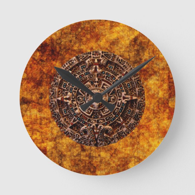 Calendrier Sun Maya Horloge de l'histoire mexicain (Recto)