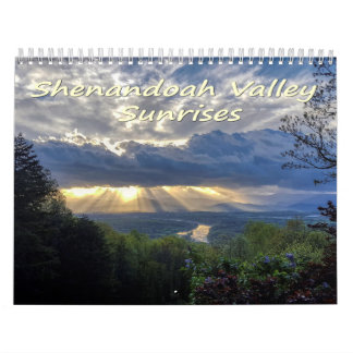 Calendrier Sunrise de la vallée de Shenandoah