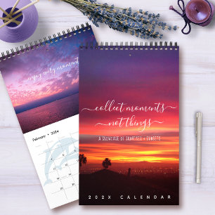 Calendrier Sunrise Sunsets Citations Paysage Photos Une page