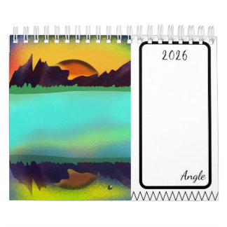 Calendrier Sunset illustration Calendar 
