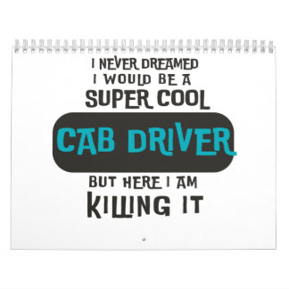 Calendrier Super Cool Cab Driver