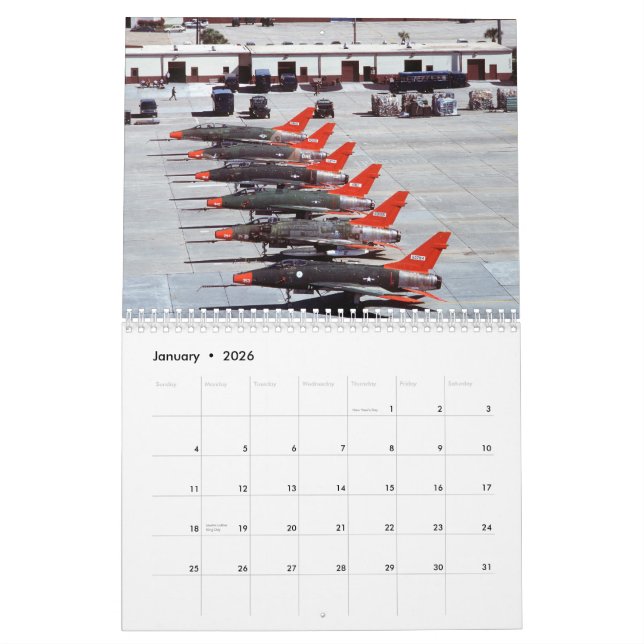 Calendrier superbe de sabre (Jan 2026)