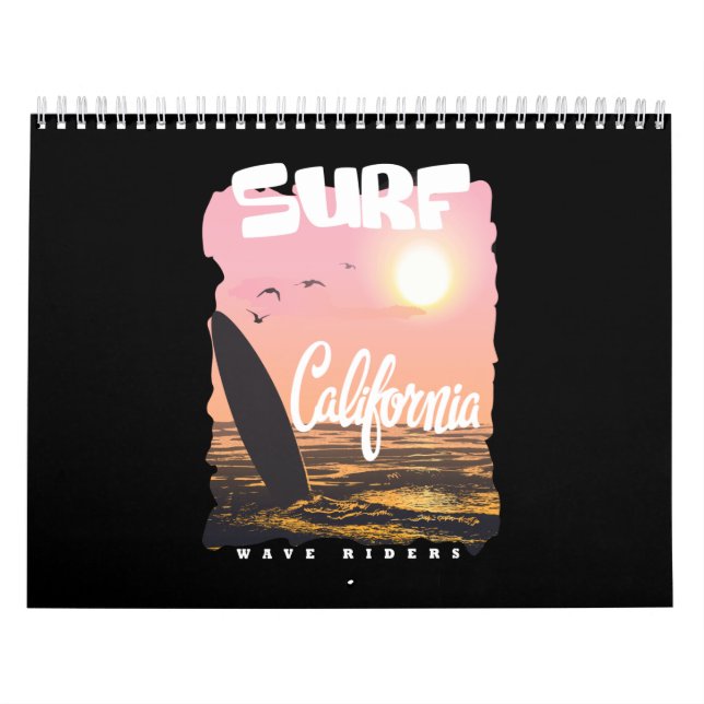 Calendrier surf californie (Protection)