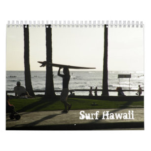 Calendrier surf Hawaii