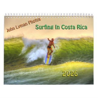 Calendrier Surfing In Costa Rica 2026 Calendar
