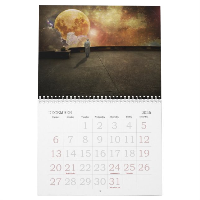 Calendrier Surreal Calendar (Dec 2026)