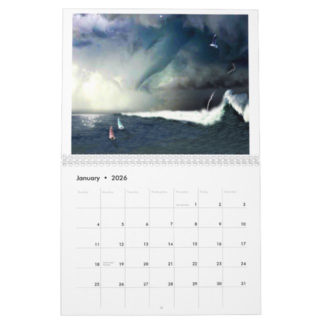 CALENDRIER SURRÉALISTE (Jan 2026)
