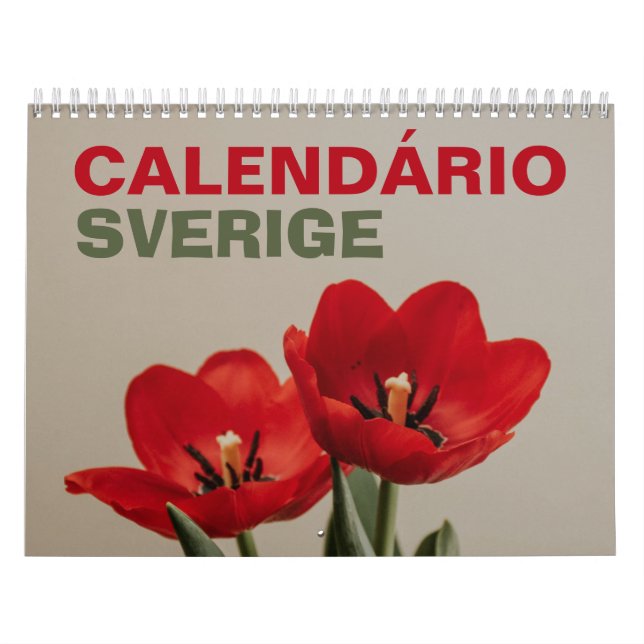 Calendrier Svensk Kalender med Helligdag | Sewden 2026 (Protection)