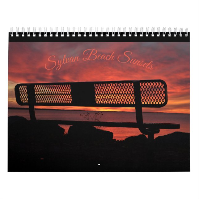 Calendrier Sylvan Beach Sunsets Calendar (Protection)
