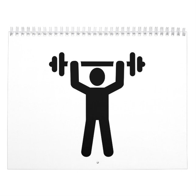 Calendrier Symbole de Powerlifting d'haltérophilie (Protection)