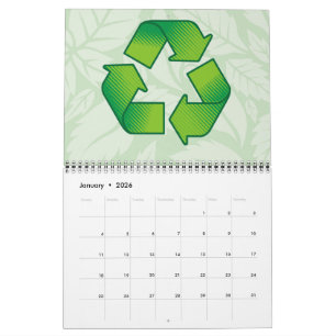 Calendrier Symbole de recyclage