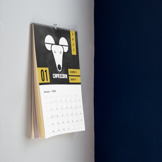 Calendrier Symbole géométrique Vedic Rashi par mois (Créateur téléchargé)