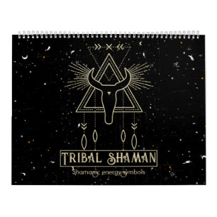Calendrier Symboles de géométrie sacrée chamanique