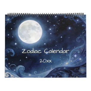 Calendrier Symboles du zodiaque époustouflants basés sur le 2