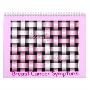 Calendrier symptons avertis de cancer du sein de b… pour