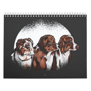 Calendrier T-Shirt, chien berger australien