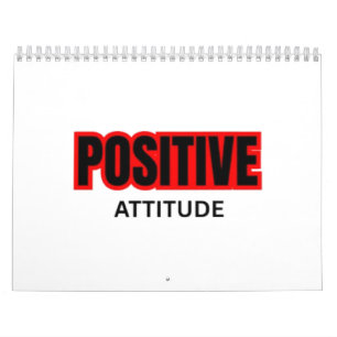 Calendrier T-Shirt de typographie motivationnelle à attitude