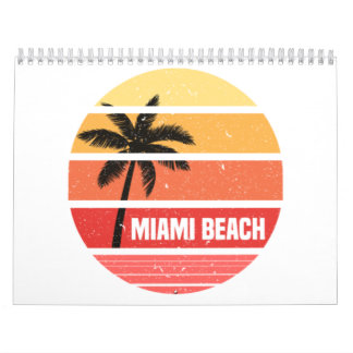 Calendrier T-shirt plage de Miami