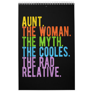Calendrier Tante La Femme Le Mythe Le Cadeau Le Plus Cool