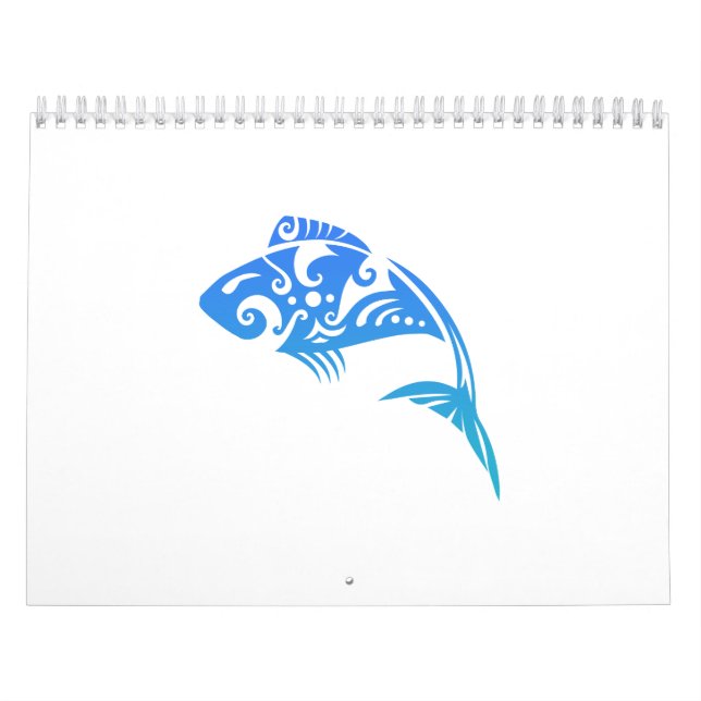 Calendrier Tatouage tribal de poissons maoris - idée de (Protection)