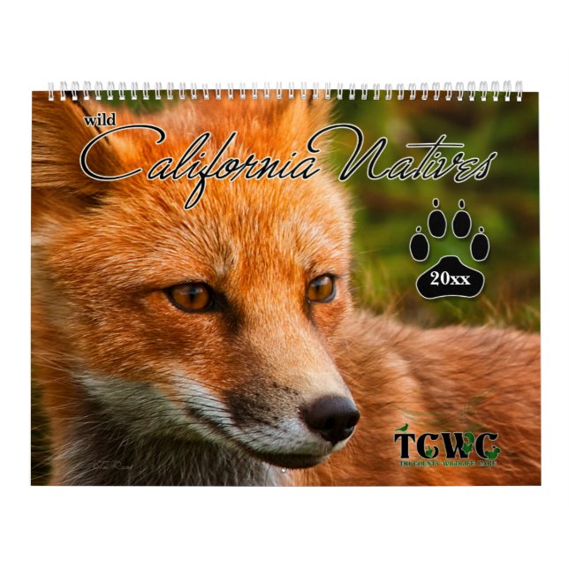 Calendrier TCWC - Native California Wildlife Custom Year (Protection)