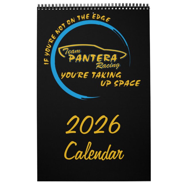 Calendrier Team Pantera Racing - 2026 Calendar (Protection)