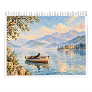 Calendrier Teckel 2027 Rêves Méditerranéens