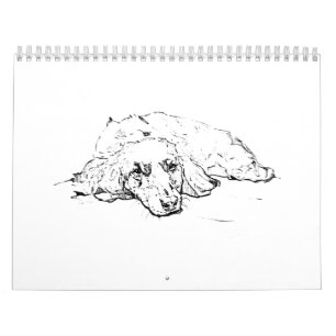 Calendrier Teckel, Cadeau mural de chien saucisse