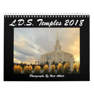 Calendrier Temples 2018 de LDS