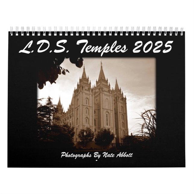 Calendrier Temples LDS 2016 (Protection)