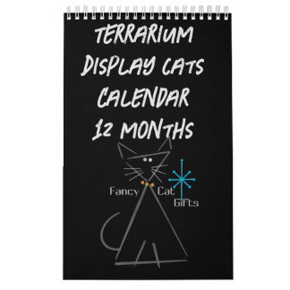 Calendrier Terrarium Display Cat Calendar