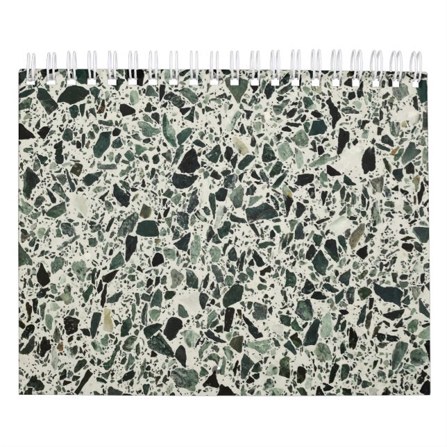 Calendrier Terrazzo vert (Protection)