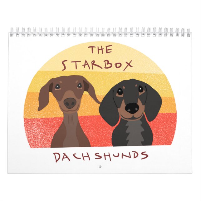Calendrier The 2026 Starbox Dachshunds Calendar (Protection)