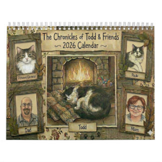 Calendrier The Chronicles of Todd & Friends 2026 Calendar