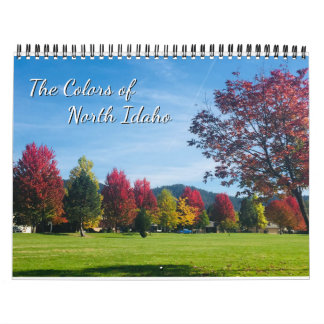 Calendrier The Colors of North Idaho 18 Month Calendar