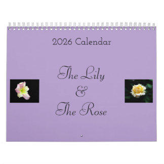 Calendrier The Lily & the Rose Calendar