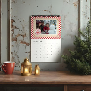 Calendrier Ticket de Noël du train d'Express du Pôle Nord