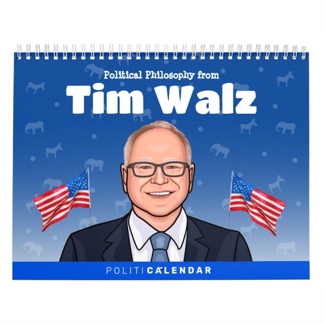 Calendrier Tim Walz Calendar of Political Humor (Protection)