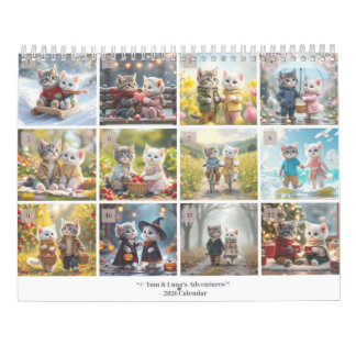 Calendrier Tom & Luna’s Adventures™ – 2026 Cozy Seasons Calen