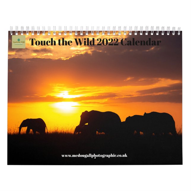 Calendrier Touch the Wild Africa Calendar 2022 (Protection)