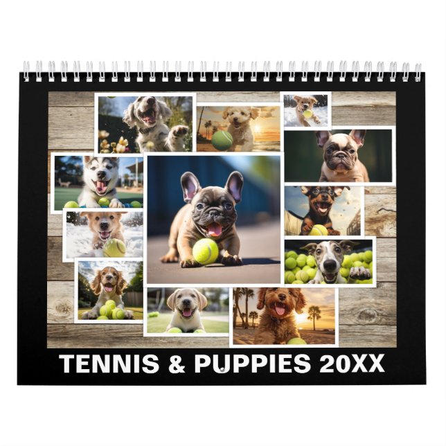 Calendrier Tous les ans Tennis et Chiens (Protection)