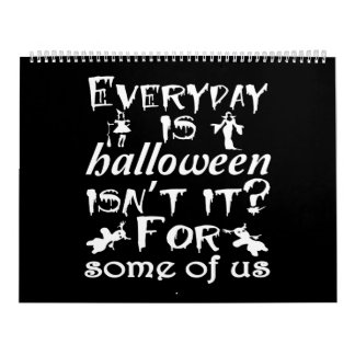 Calendrier tous les jours c'est halloween n'est-ce pas pour c