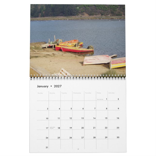 Calendrier Tranquilo (Relax) (Jan 2027)
