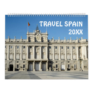 Calendrier Travel Espagne 12 mois