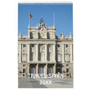 Calendrier Travel Espagne 12 mois