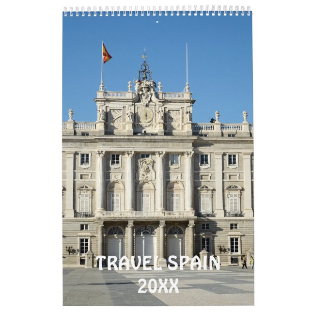 Calendrier Travel Espagne 12 mois (Protection)