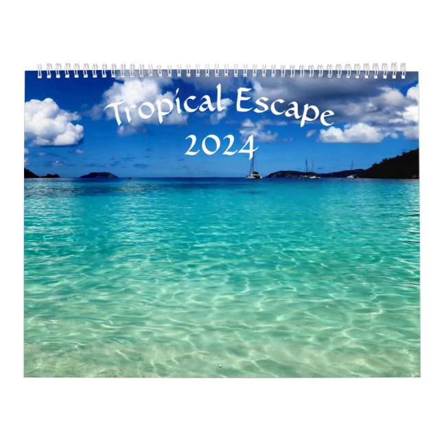Calendrier Tropical Escape 2024 (Protection)